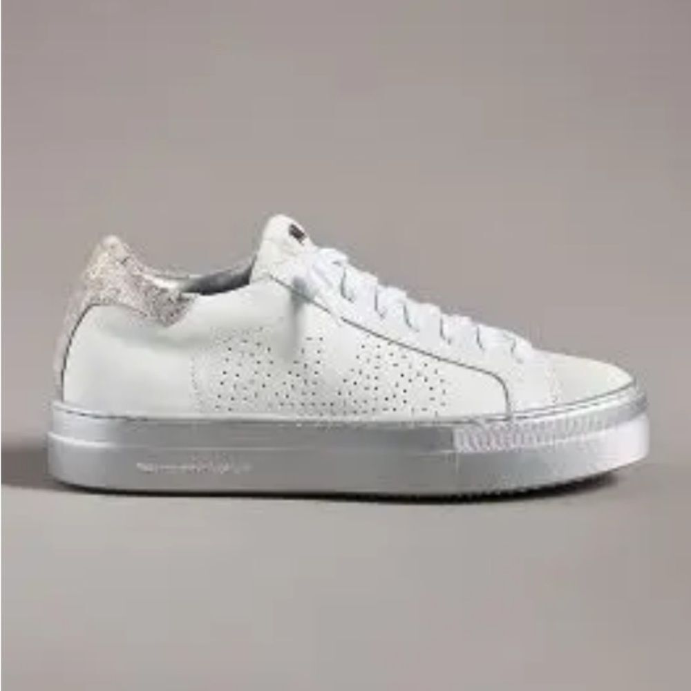 P448 Women's Thea Lace-Up Low-Top Platform Sneakers Sz 41 (10-10.5) Street Chic